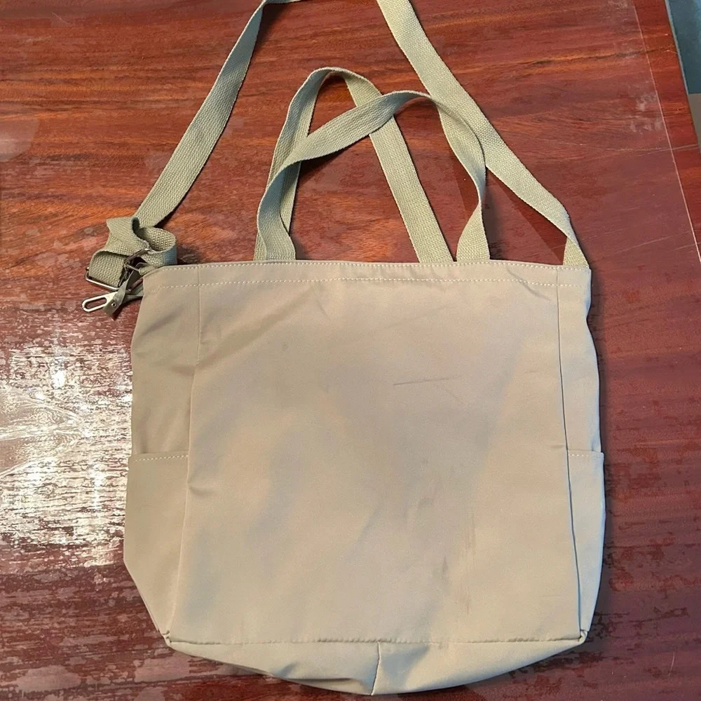 LAST CALL 🤍 sage green messenger / crossbody x shoulder / tote convertible bag